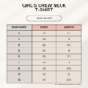 Girl's Crew Neck T-Shirt - Image 3